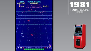 Arcade Longplay  Radar Scope 1980 Nintendo [upl. by Bolger]