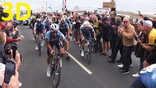 Tour Of Britain 2024 Stage 2 Saltburn Bank [upl. by Eimmelc]