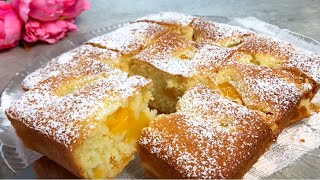 Kuchen in 5 Minuten sehr lecker mit verschiedenen Früchten Einfacher schneller KUCHEN Rezept  45 [upl. by Cordle]