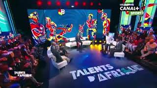 Ambroise Oyongo Botolo danse KONG de Dj Arafat sur le plateau de Canal [upl. by Enecnarf]