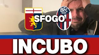 GENOA BOLOGNA 22 ❤️💙 CHE RABBIA COME SI FA CI SONO IMPRESENTABILI [upl. by Cosma]