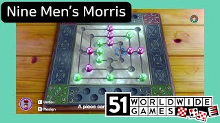 Nine Men’s Morris  51 Worldwide Games Nintendo Switch Gameplay [upl. by Volnay]