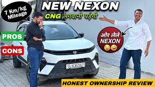 New Tata Nexon Pure Varient Ownership Review  Nexon Honest Owners Review ✅  Nexon CNG vs petrol 🤔 [upl. by Ynnep429]