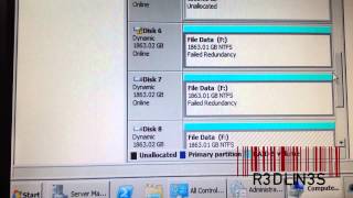 Repair Degraded Failed Redundancy Software Raid Windows File Server [upl. by Geno]