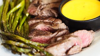 Fillet Steak with bearnaise sauce and asparagus  so good [upl. by Aivirt]