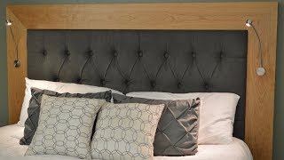 Heres How I Build a Tufted Headboard Woodworking and Upholstry [upl. by Neumeyer164]