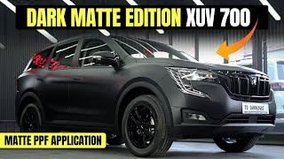 Presenting New Matte Dark Edition Of XUV700  ETU Studio [upl. by Nylirej]