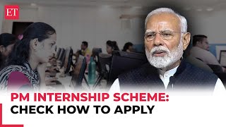 PM Internship Scheme Check how to apply eligibility and registration process [upl. by Yzzik]