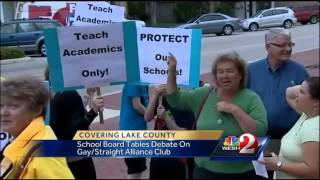 No decision on gay club issue from Lake County schools [upl. by Enila]