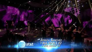 I Dont Want To Miss A Thing  Jessica Sanchez American Idol Performance [upl. by Nomae340]