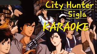 City Hunter Sigla KARAOKE [upl. by Aralc]