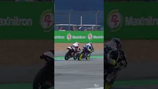 Dramatic Moto3 finish 😱  2024 ThaiGP [upl. by Haelak]