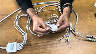 Unboxing of Otica ECG cable 10 LEAD ECG EKG CABLE UNIVERSAL [upl. by Maxia]