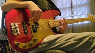 Radiohead  Jigsaw Falling Into Place Bass Cover [upl. by Ettedanreb424]