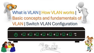 What is VLAN  How VLAN works  Basic concepts and fundamentals of VLAN  Switch VLAN Configuration [upl. by Morton]