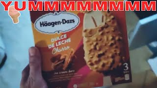 Delicious Ice Cream Bar Hagen Daz Dulce De Leche Classic Review [upl. by Daggett]