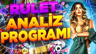 RULET ANALİZ PROGRAMI YENİ PROGRAM [upl. by Amikehs]