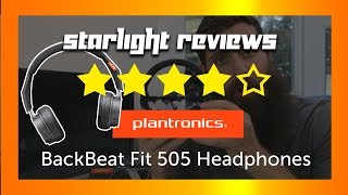 Plantronics BackBeat 505 Fit Headphone Review [upl. by Avika]