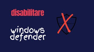 Come Disinstallare Windows Defender  Windows 10 [upl. by Goraud]