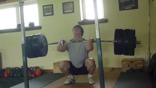 226kg Front Squat 89kg [upl. by Nawk]