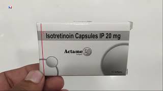 Actame 20 Capsule  Actame Capsules  Isotretinoin 20mg Capsules Uses  Actame 20mg Capsule Uses [upl. by Schoenberg762]