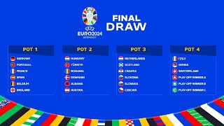 Euro 2024 Draw Viewing 🔴Live🔴 [upl. by Assenab758]