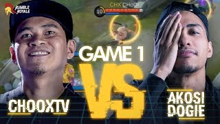 DOGIE VS CHOOX TV  Realme Mobile Legends Cup GAME 1 [upl. by Notsua62]