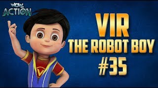 Vir The Robot Boy  Hindi Cartoon Compilation For Kids  Compilation 35  WowKidz Action [upl. by Naltiak]