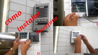 Como instalar Interfone amelco [upl. by Attenol638]