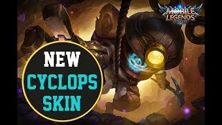 MOBILE LEGENDS NEW CYCLOPS SKIN GAMEPLAY SUPER ADVENTURER [upl. by Jecon]