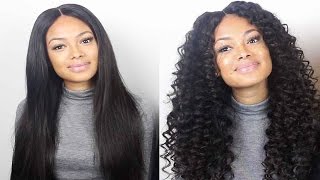 How to transform your hair from Straight to Deepwave [upl. by Watanabe870]