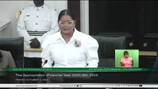 BUDGET 2025 MP for Chaguanas East Vandana Mohit [upl. by Kcirdled]