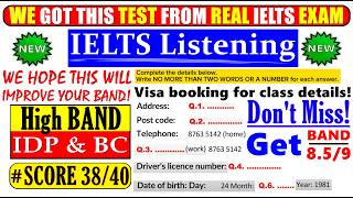 IELTS LISTENING PRACTICE TEST 2024 WITH ANSWERS  25102024 [upl. by Zoa]