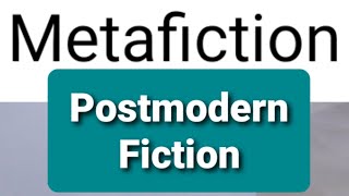 Metafiction postmodernism criticalthinking theory jaydeepchakrabarty englishliterature [upl. by Attiuqaj742]