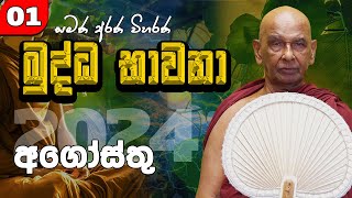 01 අගෝස්තු මස බුද්ධ භාවනා  මීරිගම 20240803 pm [upl. by Nahraf337]