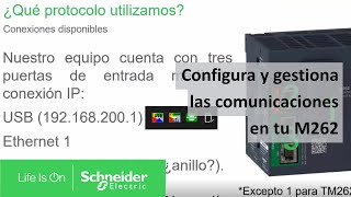 Configura y gestiona las comunicaciones en tu M262  Digital Learning Lesson [upl. by Naraa]