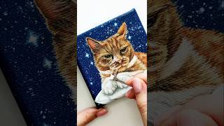 Co robi Twój kot kiedy coś mu się śni 🌛🐈 koty catpainting sleepingcat [upl. by Olotrab135]