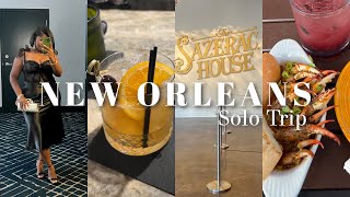 VLOG  Solo Trip to New Orleans Where to Eat Things to do Exploring Fun Times [upl. by Aisiram]