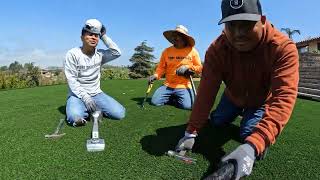 DIY How To Install Artificial Turf – Master Guide [upl. by Bradeord]