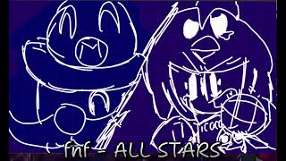 fnf  ALL STARS  lyrics video [upl. by Carlile]