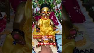 Nand babu ke charan black ho gaye😭 krishnadevotee7 laddugopal radheshyam [upl. by Ardeahp]