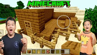 BIKIN 2 RUMAH BESAR BERSAMA BOCIL  Minecraft [upl. by Osyth763]