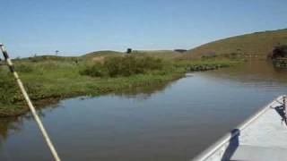 Saindo da Lagoa de Juturnaíba em direção ao Rio São João Silva Jardim [upl. by Earej]