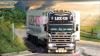 Best of Scania V8 open pipes Sound 2023 4K UHD [upl. by Regine]