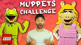 LEGO Muppets Build Challenge Kermit Miss Pigggy Movie MOC Masters  Episode 57 [upl. by Lexine]