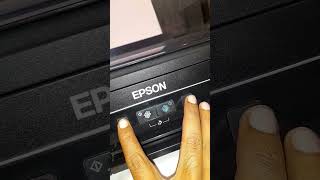 epson l380 printer button function  epson printer nozzle check  shorts [upl. by Jaylene883]