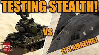 STEALTH WORKS ITS AMAZING TESTING ranges detection amp MORE  War Thunder DEV [upl. by Irianat]