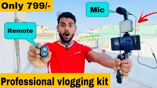 Perfect Mobile Vlogging kit for Creators under 1000 in 2023  techie vsk [upl. by Elora554]