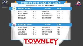 Footscray 2nd XI v Northcote 2nd XI [upl. by Barnaby]