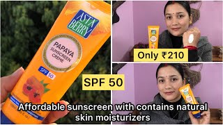 Asta berry papaya sunscreen review [upl. by Intruok]